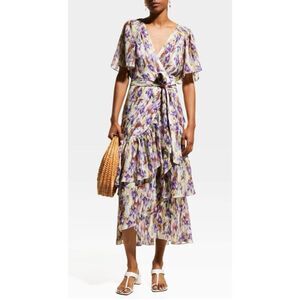 TANYA TAYLOR
Brittany Tiered Wrap Midi-Dress Size 2 / Pristine /NWOT